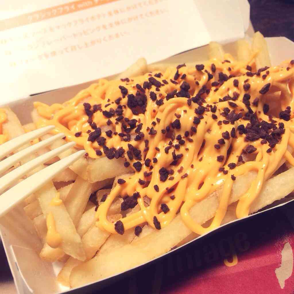 ジャンキーな食べ物を貼ろう