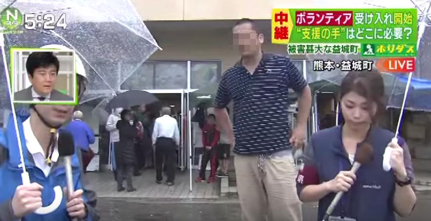 【熊本地震】生放送中に「見せ物でない」と怒号、TBSが中継を断念→姪がTwitterで知られざる事情を説明