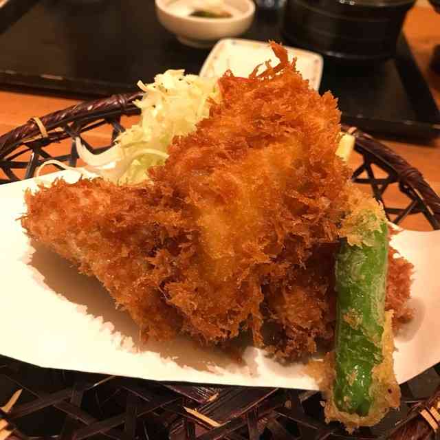 好きな揚げ物でミックスフライ定食！（三品まで）