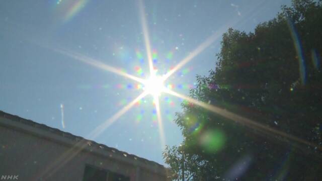 猛烈な暑さ きょうも40度近くの場所も 熱中症に警戒を | NHKニュース