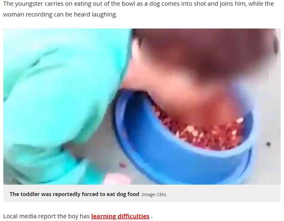 【海外発！Breaking News】学習障害を抱える男児にドッグフードを食べさせた母親（ブラジル） | Techinsight（テックインサイト）|海外セレブ、国内エンタメのオンリーワンをお届けするニュースサイト