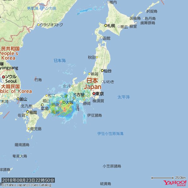 雨雲レーダー - Yahoo!天気・災害