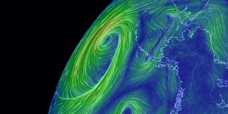 earthについて :: 地球の風、天気、海の状況地図