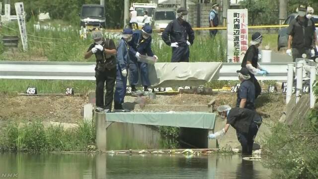 首などが切断された遺体、農業用排水路に…滋賀 草津