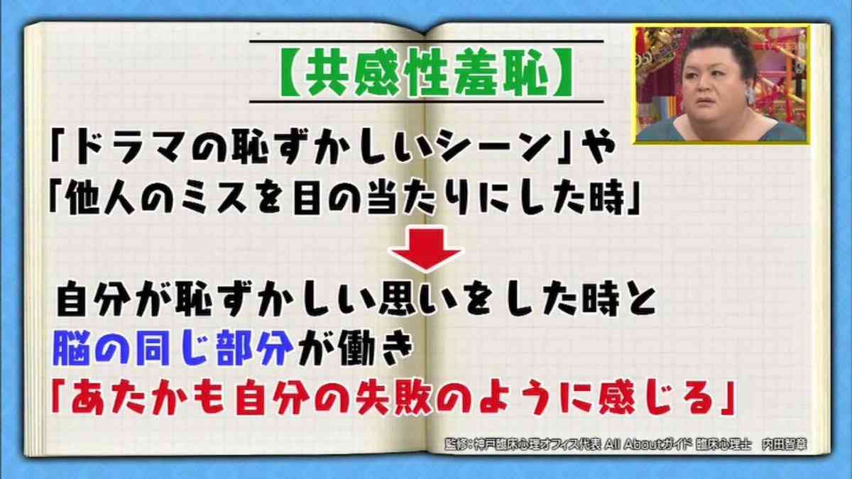 直視出来ない！共感性羞恥あるある