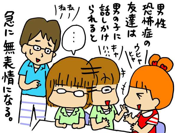 男性恐怖症な人