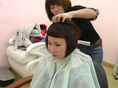 カットモデルで変な髪型にされ泣きました ☆Haircut Long to Short BOB - YouTube