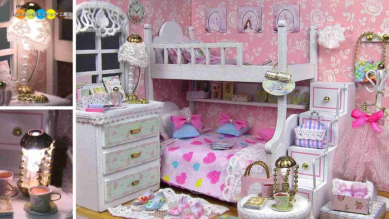 DIY Miniature Dollhouse kit   Dream Angels　ドールハウスキット　ドリームエンジェルス作り - YouTube