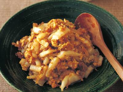 白菜と天かすの炒め物 レシピ 福山 秀子さん｜【みんなのきょうの料理】おいしいレシピや献立を探そう