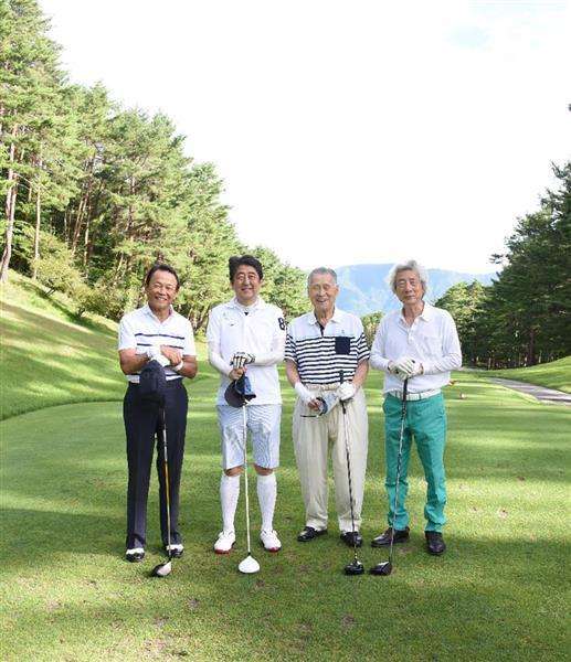 安倍首相と歴代首相らと夕食の写真を日本財団・笹川会長がブログで公開 - 産経ニュース
