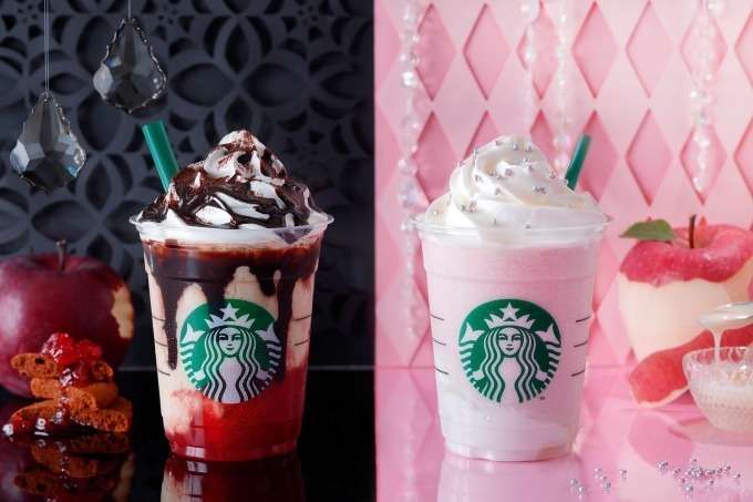 スタバから魔女と姫のフラペチーノが新登場、ダークな「ハロウィンウィッチ」とキラキラの「ハロウィンプリンセス」