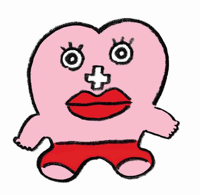 腹にパンチを見舞う「生理ちゃん」　漫画にしたのは男性