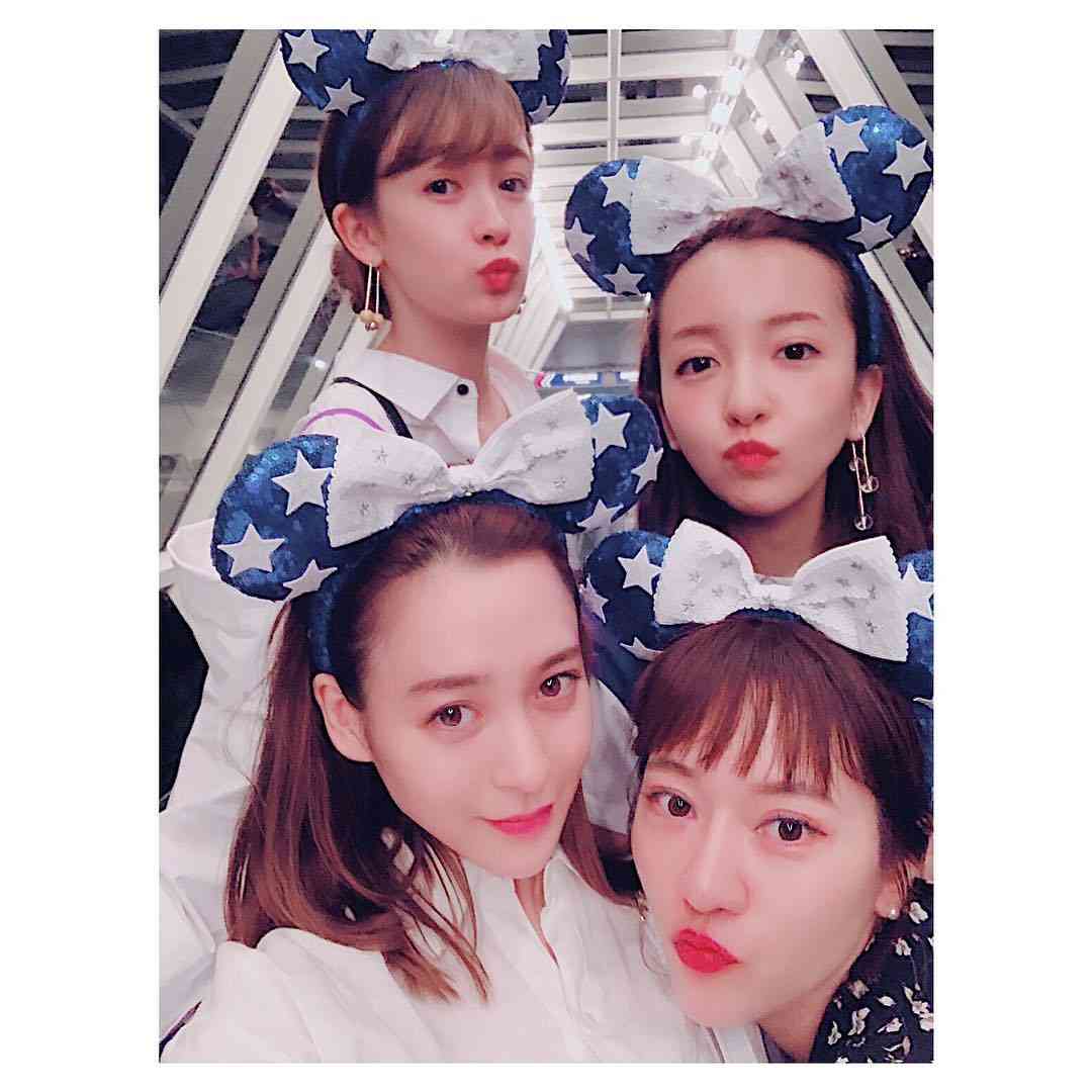 板野友美、野崎萌香・藤井サチらとプライベートディズニー「美女だらけ」「目立つ」と反響