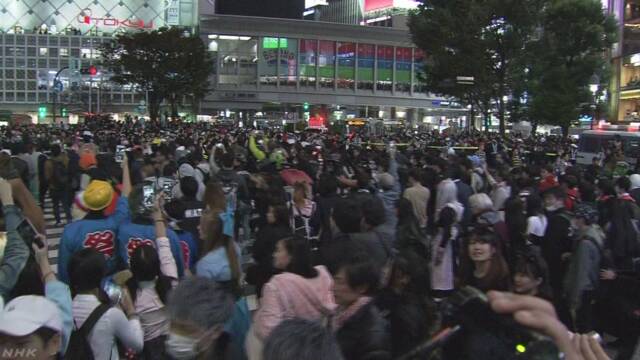 ハロウィーン 終電までの帰宅呼びかけ 東京 渋谷区 | NHKニュース