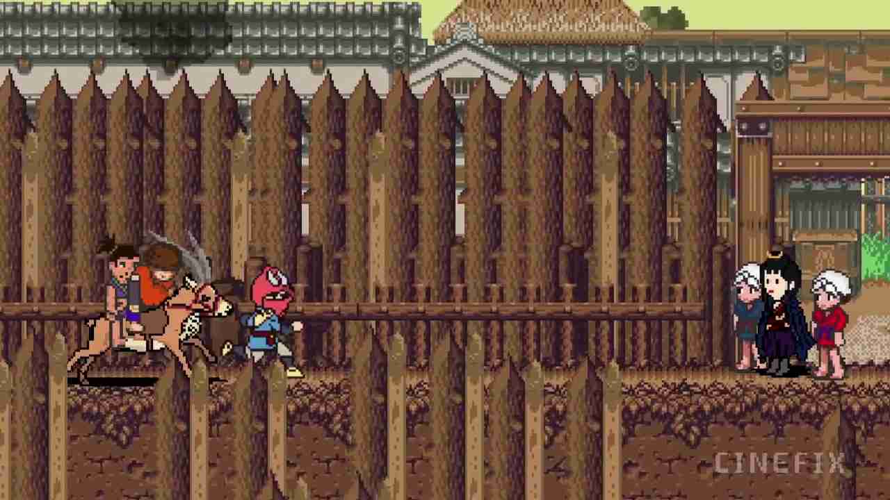 もののけ姫をファミコン風に再現する神現る - YouTube