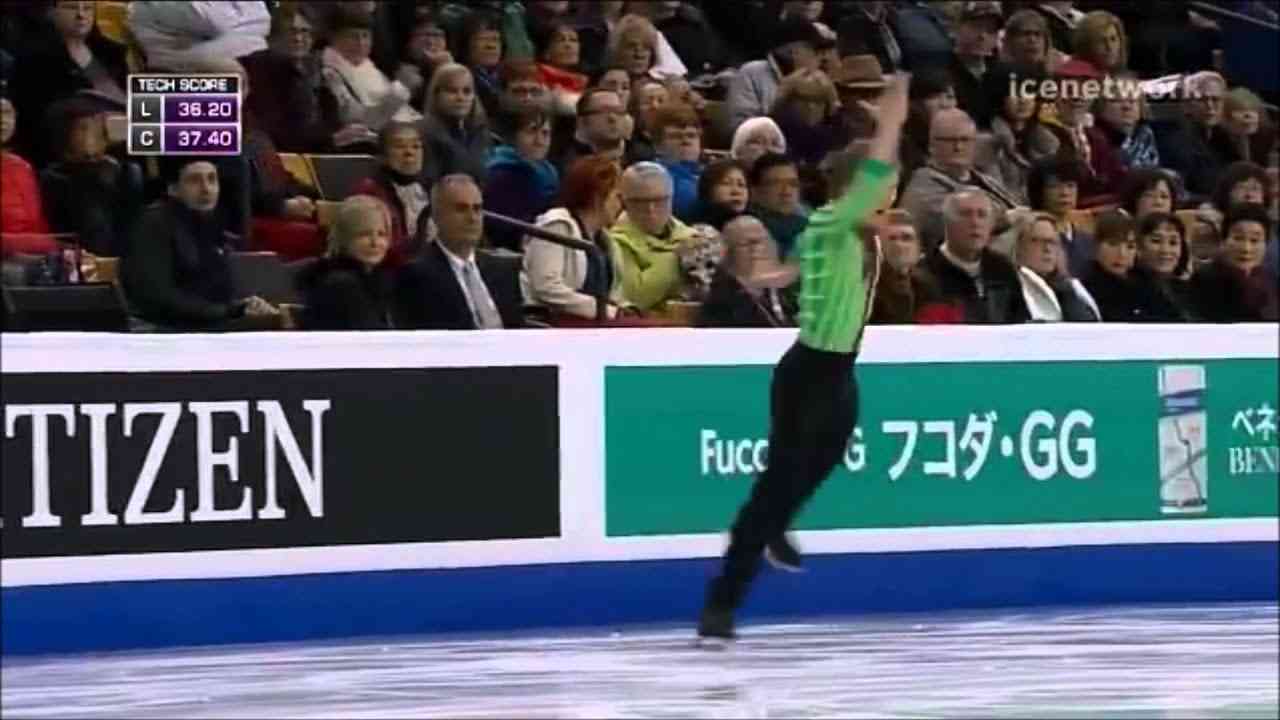 2016 Worlds Men's SP Top 10 no jumps or spins - YouTube