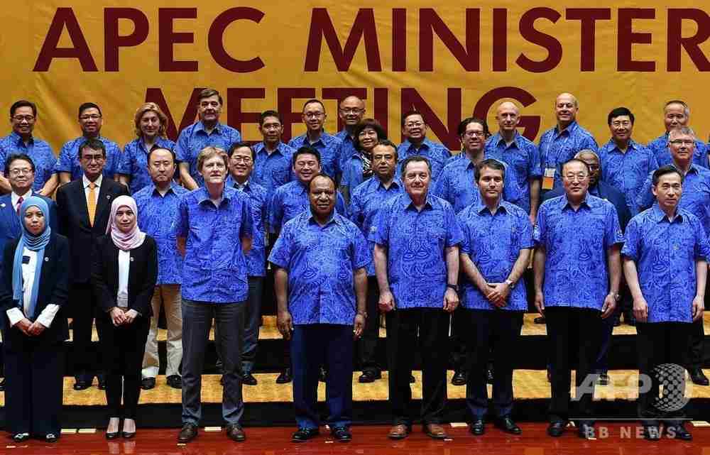 緊張高まるAPEC、中国代表団がパプア外相の執務室に「乱入」試みる　写真12枚　国際ニュース：AFPBB News