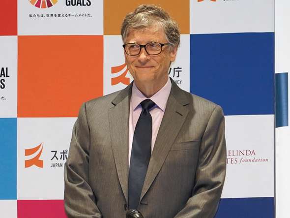 ビル・ゲイツ氏、スポーツ庁に資金提供　「世界と日本の関わりを考えたい」｜BIGLOBEニュース