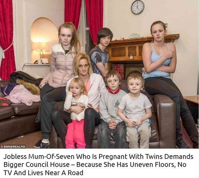 【海外発！Breaking News】子供7人、双子を妊娠中のシングルマザーが協議会に苦情「もっと広い家を」（英） | Techinsight（テックインサイト）|海外セレブ、国内エンタメのオンリーワンをお届けするニュースサイト