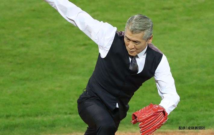 「これが５３歳だと…！？」　始球式の吉川晃司がカッコよすぎるとネット騒然  –  grape [グレイプ]