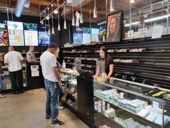 大麻が解禁されたカリフォルニア州、アングラな印象のないショップ