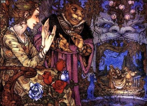 美しい童話の絵が見たい!