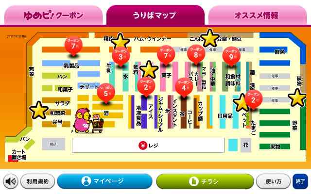 買い物カートにタブレット端末　店側にもメリット