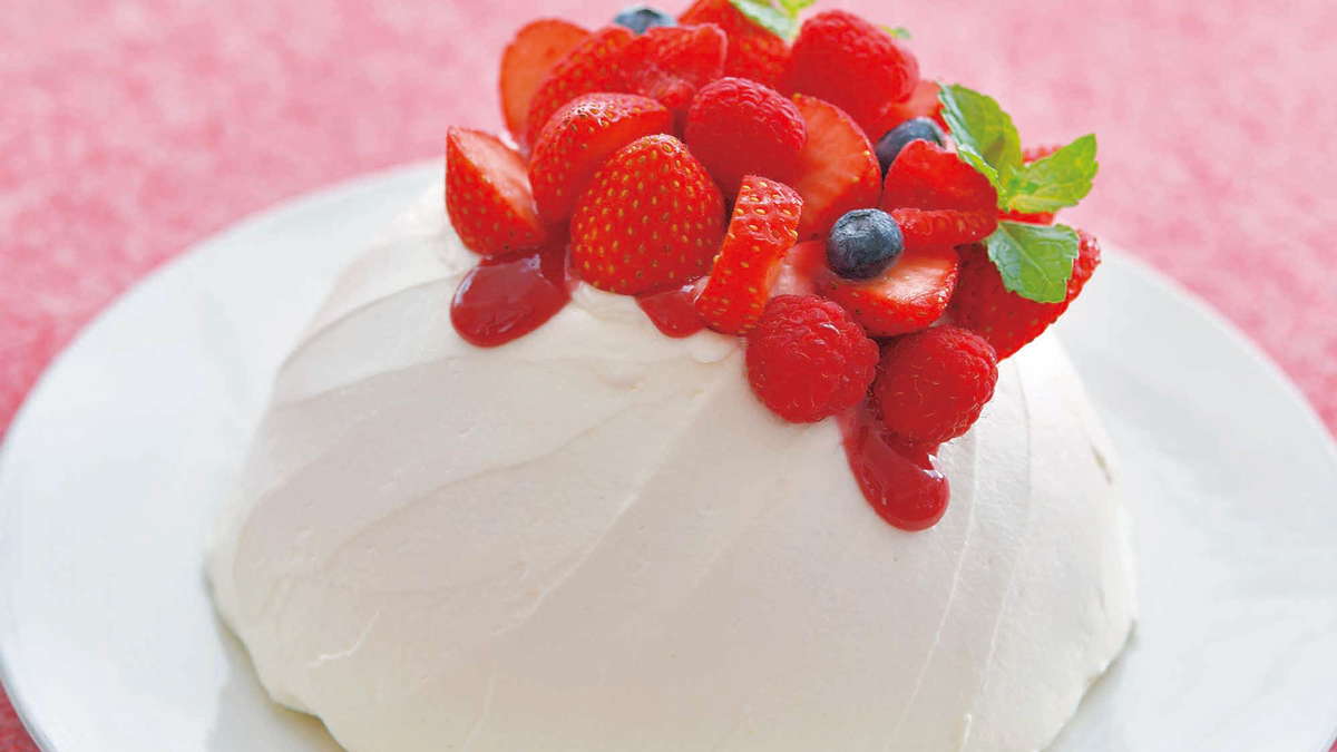 きょうの料理【いちごのドームケーキ】 - きょうの料理 - NHK