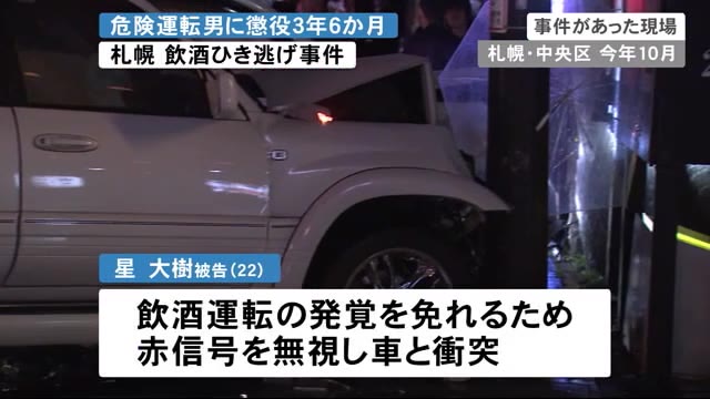 22歳男に懲役3年6か月 ススキノ重傷ひき逃げ「将来ある若者の左足奪ったことは重大」　札幌地裁 - FNN.jpプライムオンライン
