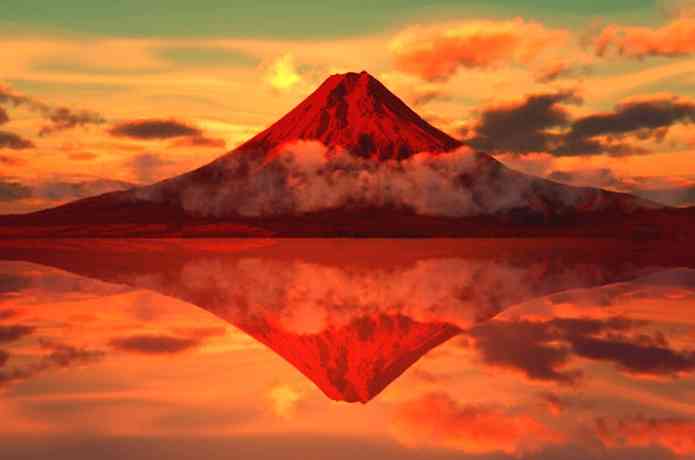 赤富士には絶大な開運力がある！？縁起がいい画像35選！｜YAMA HACK