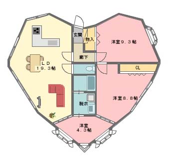 面白い間取り画像を貼って みんなで突っ込んでいくトピ