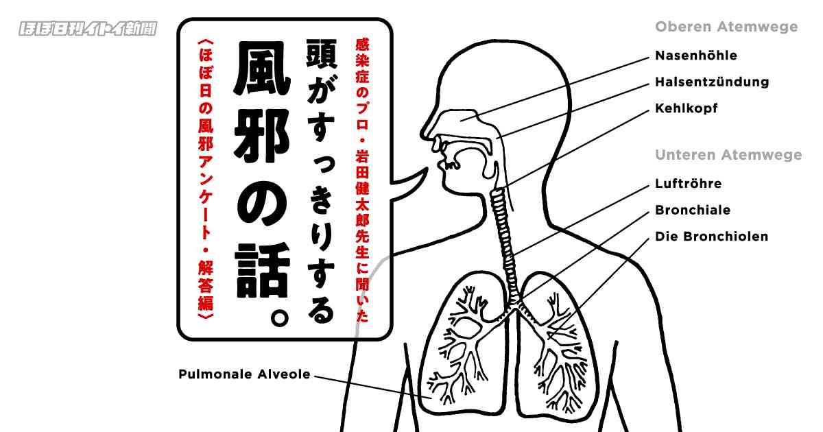 １０　インフルエンザの疑問いろいろ。頭がすっきりする風邪の話。 - ほぼ日刊イトイ新聞