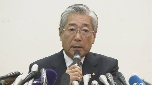 JOC竹田恒和会長 会見し潔白主張 質問受けず8分で打ち切り