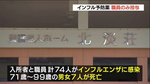 養護老人ホームでインフル集団感染７人死亡、予防薬は職員のみ投与　兵庫・淡路市 | MBS 関西のニュース