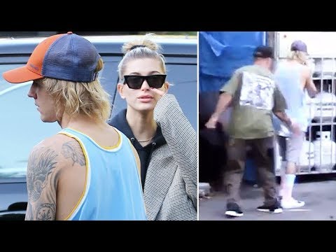 Justin Bieber Gets A Love Pat From Hailey's Dad Stephen Amid Fight - YouTube