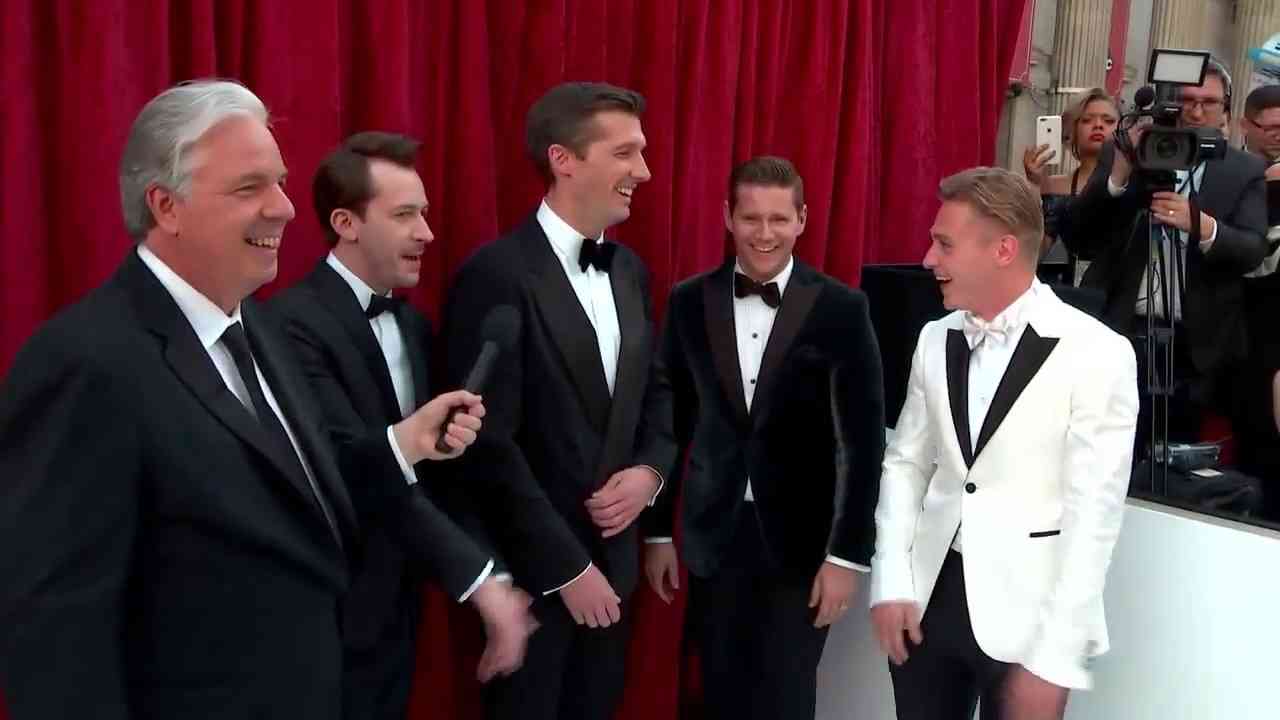 BOHEMIAN RHAPSODY cast on the Oscars 2019 All Access Red Carpet - YouTube