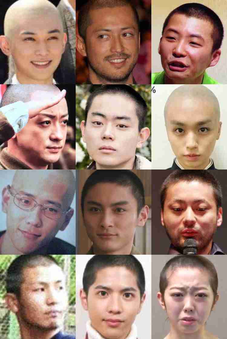 【画像】坊主頭の有名人