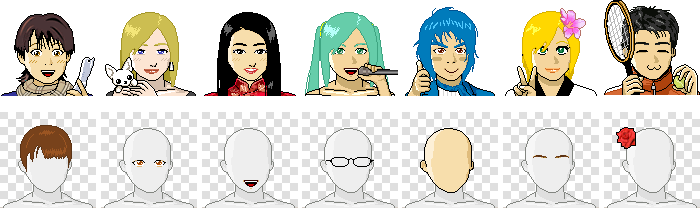 【無料】似顔絵イラストメーカー :フリーでプロフィール画像を作成