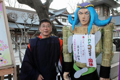 【衝撃】神社がジョジョとコラボか / 鬼コスプレのブチャラティ登場で大人気「アリーヴェデルチ！ さよならだ」
