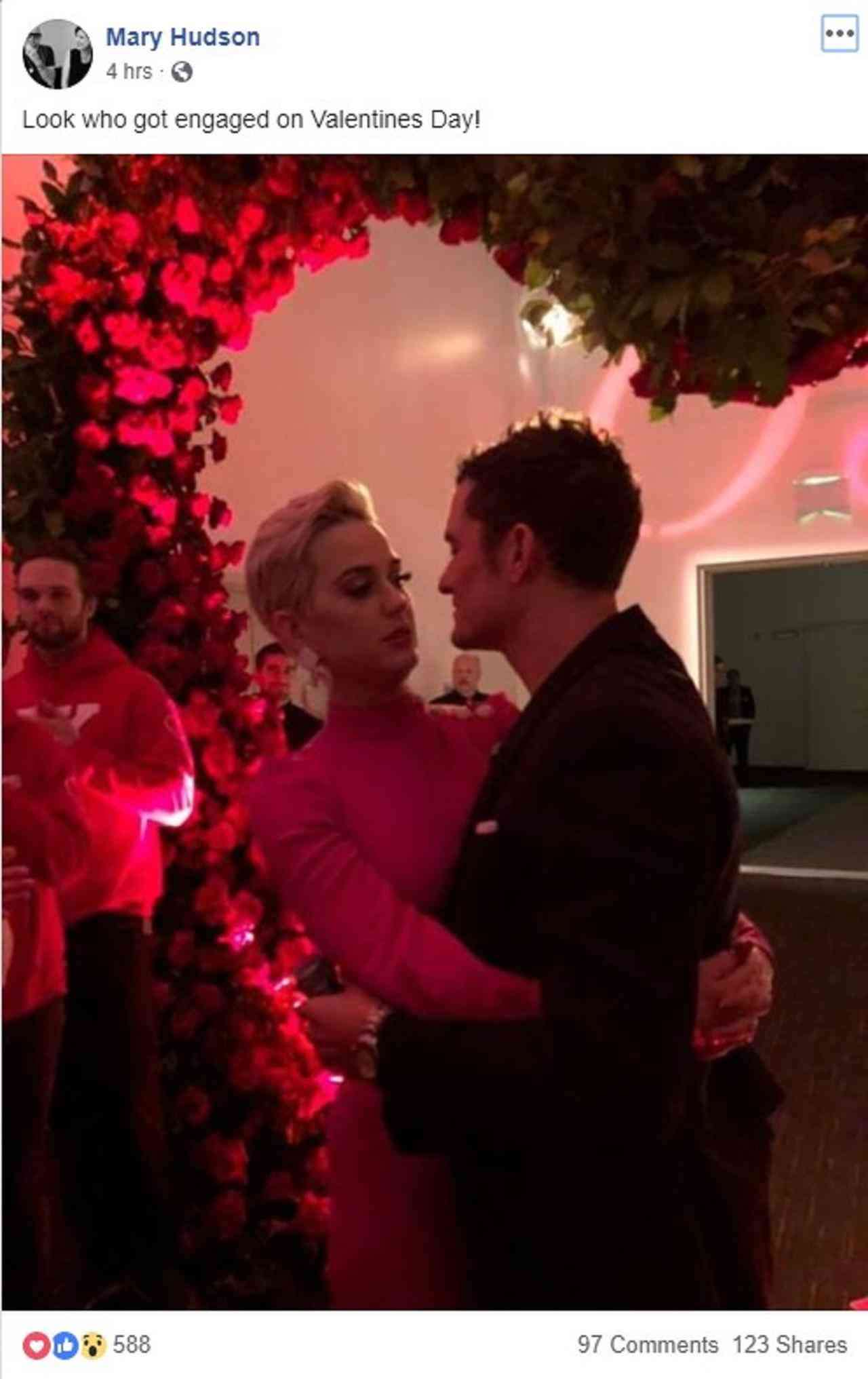ケイティ・ペリー＆オーランド・ブルームが婚約！ ユニークな婚約指輪を披露