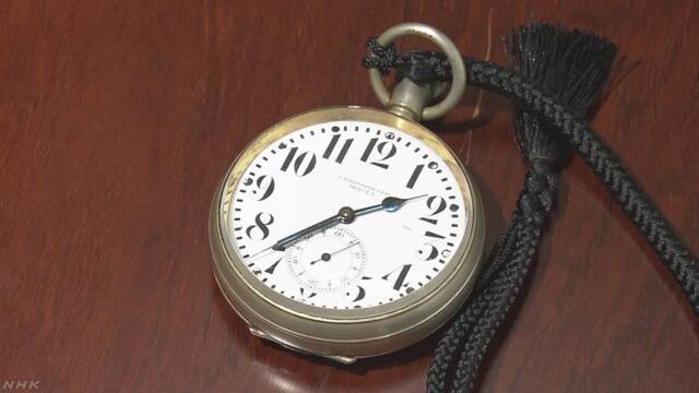 金栗四三の懐中時計見つかる ストックホルムで購入か 熊本 | NHKニュース