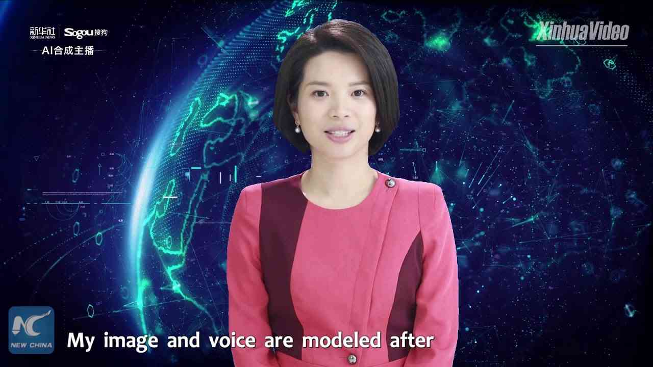 Xinhua unveils world's first female AI news anchor - YouTube