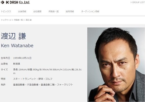 渡辺謙に芸能界のドンが恐怖の警告！不倫報道の裏にはやはりバーニング系所属事務所との確執が...｜BIGLOBEニュース