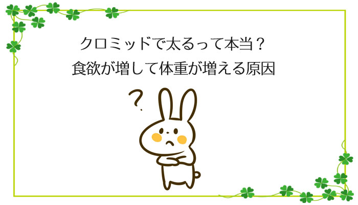 クロミッドで太るって本当？食欲が増して体重が増える原因とおすすめダイエット - 30代の妊活ブログ【うさこママ日記】