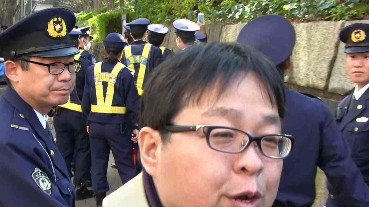 桜井誠の鬼退治！ 鬼っ子韓国との断交を求める国民大行進　デモ行進前　 H31/02/03 - YouTube