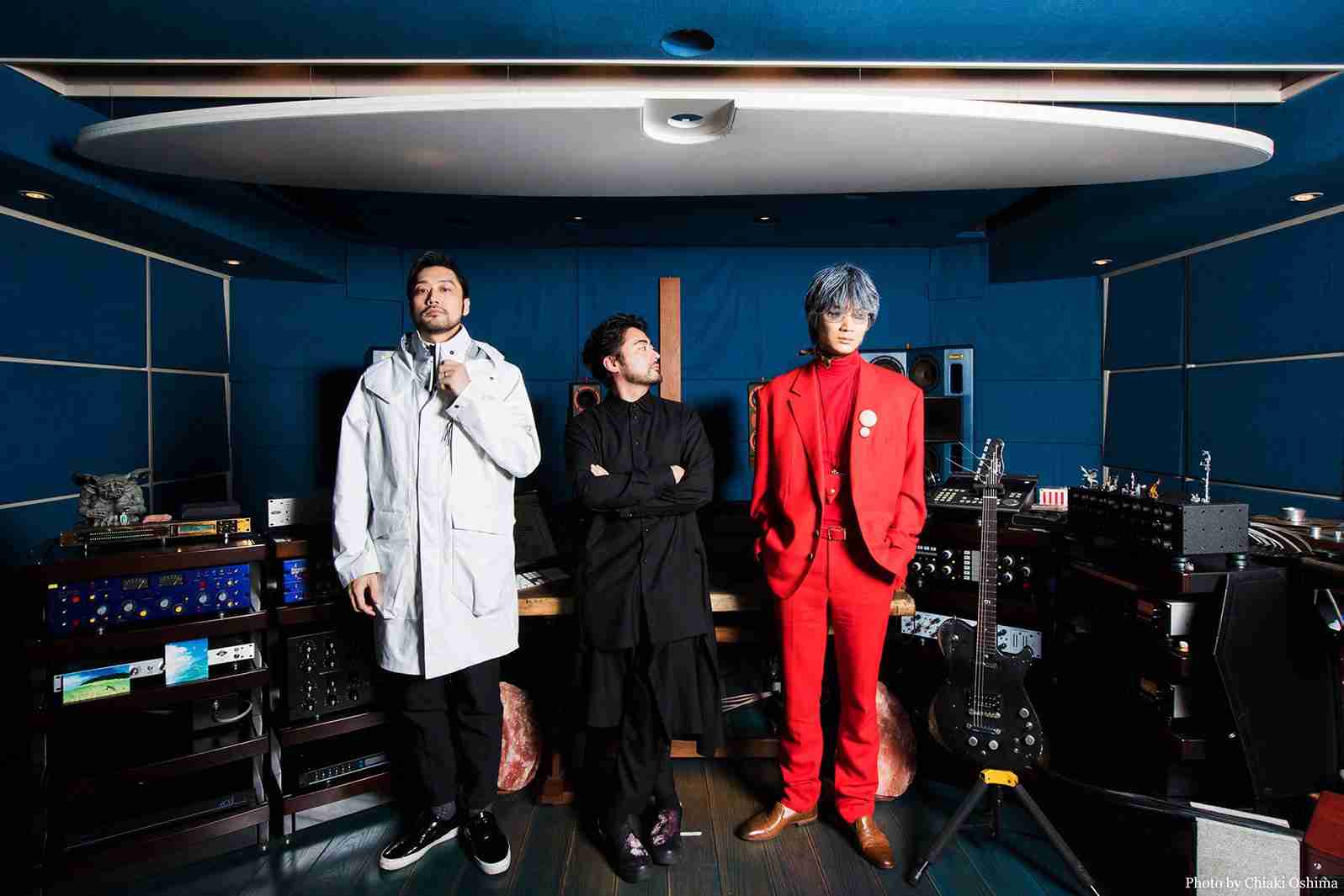 山田孝之×綾野剛×内田朝陽「THE XXXXXX（ザ・シックス）」1stアルバム配信 新ビジュアル公開
