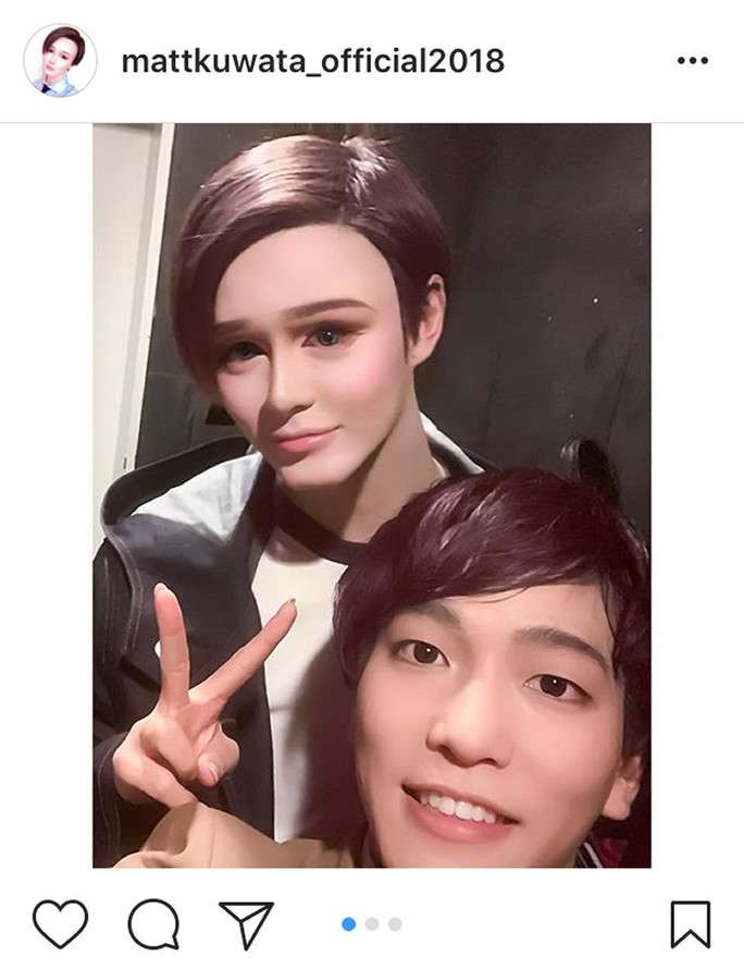 Matt、2世俳優の舞台観劇「マット君がお芝居したら天使役かな」2ショットに「お二人共イケメン」とざわつく