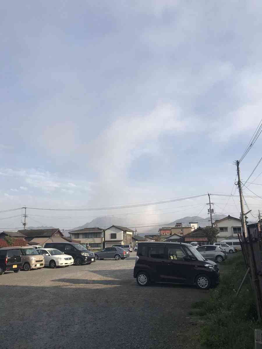  阿蘇山に噴火速報 気象庁（熊本）