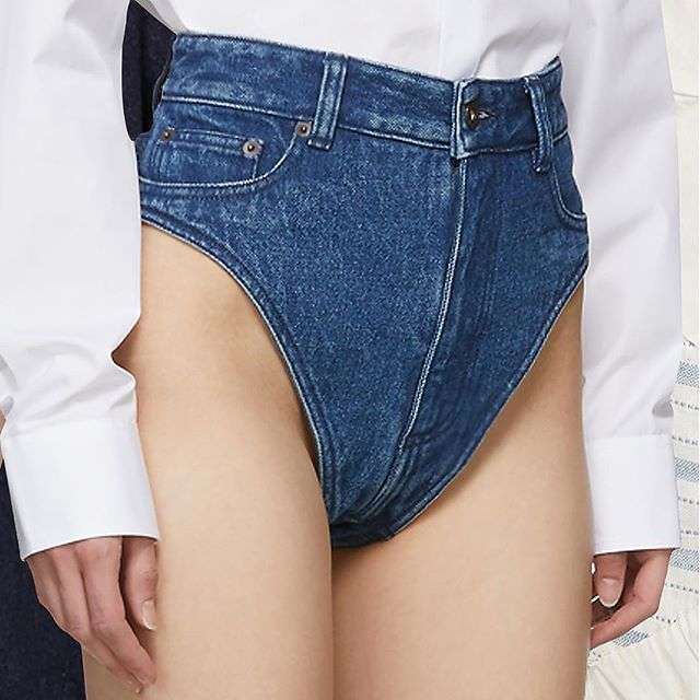 下着なの？服なの？ハイレグすぎる「デニムパンティー」が爆誕！難易度高そうだけどほぼ全サイズ完売です