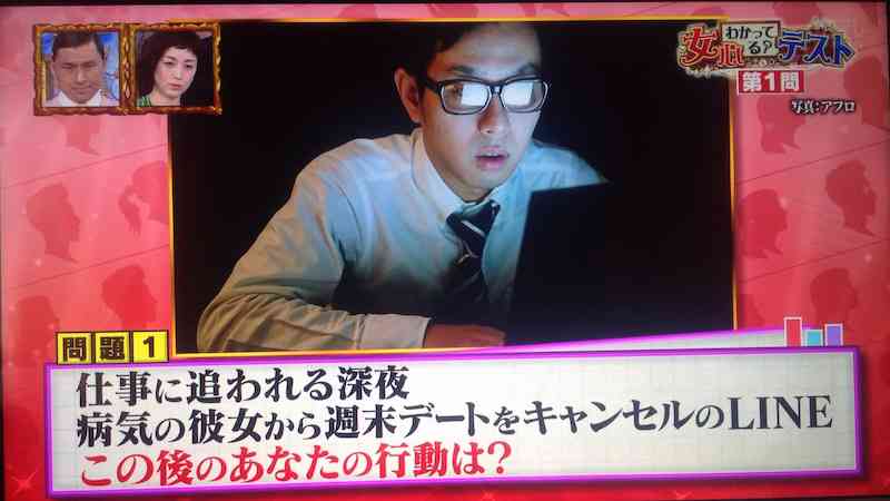日本テレビ「女心わかってる?テスト」番組女性陣に批判の声も